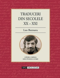 coperta carte traduceri din secolele xx - xxi de leo butnaru
